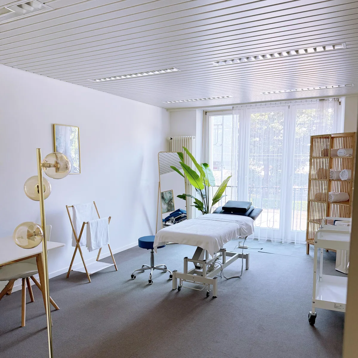 Praxisraum des Massage Zentrum Thun